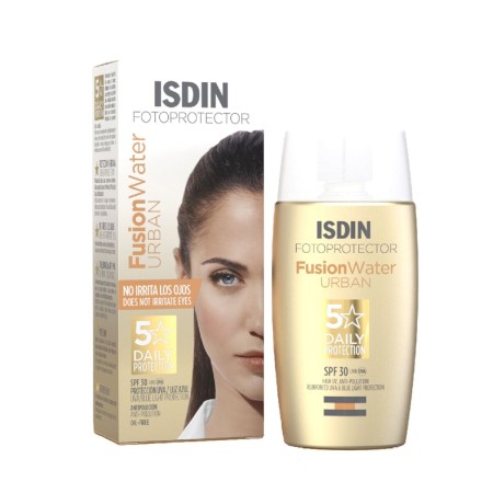 Écran solaire visage Isdin Fusion Water Urban Spf 30 50 ml: Plus de 300.000 produits de grandes marques en vente directe à prix 