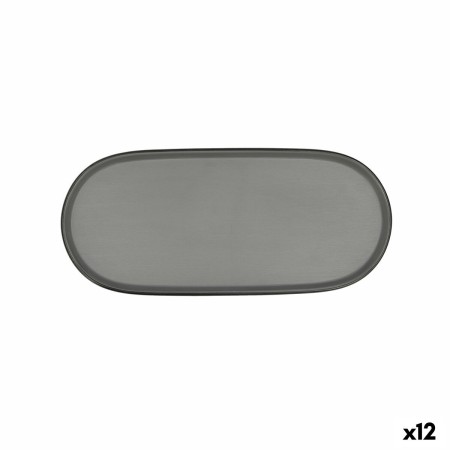 Plateau apéritif Bidasoa Gio Gris Plastique 28 x 12 cm (12 Unités): Plus de 300.000 produits de grandes marques en vente directe