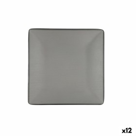 Assiette plate Bidasoa Gio Gris Plastique 21,5 x 21,5 cm (12 Unités): Plus de 300.000 produits de grandes marques en vente direc
