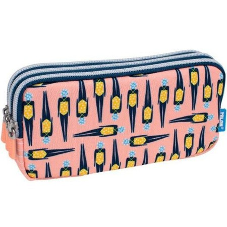 Trousse Fourre-Tout Triple Milan Swins Jaune Rose 20 x 11 x 6,5 cm: Plus de 300.000 produits de grandes marques en vente directe