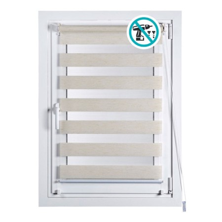 Store à enrouleur Stor Planet Clip&Fix Night&Day Beige 150 x 180 cm: Plus de 300.000 produits de grandes marques en vente direct