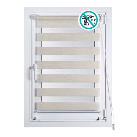 Store à enrouleur Stor Planet Clip&Fix Night&Day Beige 120 x 180 cm: Plus de 300.000 produits de grandes marques en vente direct