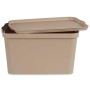 Boîte de rangement avec couvercle Kipit TP596-3 Beige Plastique 24 L 29,3 x 24,5 x 45 cm (6 Unités): Plus de 300.000 produits de