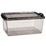 Boîte de rangement avec couvercle Kipit TP547-2 Anthracite Plastique 22 L (6 Unités): Plus de 300.000 produits de grandes marque
