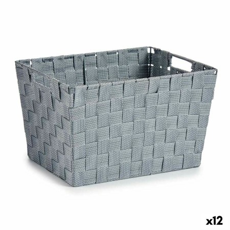 Panier à linge Kipit A3-6875 Gris Tissu 10 L 25 x 20,5 x 35 cm (12 Unités): Plus de 300.000 produits de grandes marques en vente