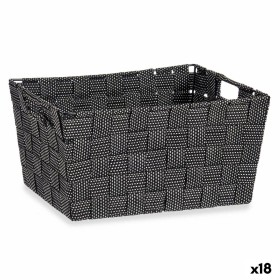 Panier Multi-usages Kipit A3-6883 Noir Tissu 20 x 14 x 30 cm (18 Unités): Plus de 300.000 produits de grandes marques en vente d