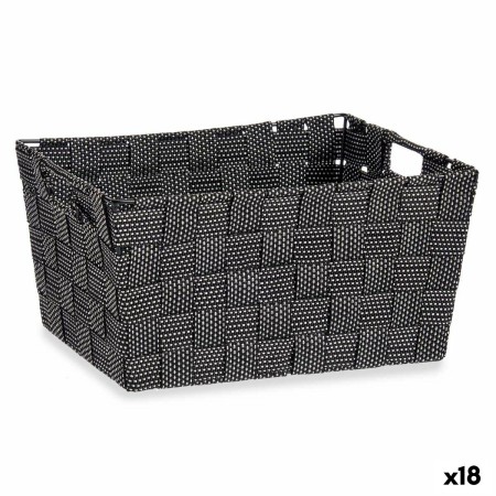 Panier Multi-usages Kipit A3-6883 Noir Tissu 20 x 14 x 30 cm (18 Unités): Plus de 300.000 produits de grandes marques en vente d