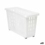 Panier Multi-usages Kipit G-327 Blanc Plastique 17,5 x 26 x 46 cm Avec des roues (12 Unités): Plus de 300.000 produits de grande