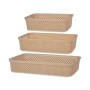 Jeu de plateaux organisateurs Kipit 041271-5 Beige Plastique Rectangulaire 6 Unités: Plus de 300.000 produits de grandes marques