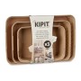 Jeu de plateaux organisateurs Kipit 041271-5 Beige Plastique Rectangulaire 6 Unités: Plus de 300.000 produits de grandes marques