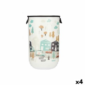 Panier à linge Kipit QOJA KESE-4 Plastique Enfant Route 40 L 34 x 52,3 x 34 cm (4 Unités): Plus de 300.000 produits de grandes m
