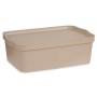 Boîte de rangement avec couvercle Kipit TP595-3 Beige Plastique 14 L 29,5 x 14,5 x 45 cm (12 Unités): Plus de 300.000 produits d