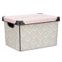 Boîte de rangement avec couvercle Kipit Vibes Rose Plastique Flèches 22 L 30 x 23,5 x 40 cm (12 Unités): Plus de 300.000 produit