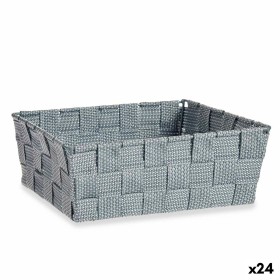 Panier Multi-usages Kipit A3-6930A9 Gris Tissu 2,4 L 20 x 8 x 24 cm (24 Unités): Plus de 300.000 produits de grandes marques en 
