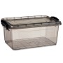 Boîte de rangement avec couvercle Kipit TP545-2 Anthracite Plastique (12 Unités): Plus de 300.000 produits de grandes marques en