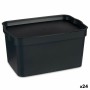 Boîte de rangement avec couvercle Kipit TP592-1 Anthracite Plastique 2,3 L 13,5 x 11 x 20 cm (24 Unités): Plus de 300.000 produi