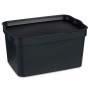 Boîte de rangement avec couvercle Kipit TP592-1 Anthracite Plastique 2,3 L 13,5 x 11 x 20 cm (24 Unités): Plus de 300.000 produi
