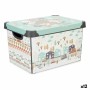 Boîte de rangement avec couvercle Kipit STYLE BOX-17L-6 Plastique Route 17 L 27,5 x 22 x 36,5 cm Enfant (12 Unités): Plus de 300