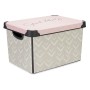 Boîte de rangement avec couvercle Kipit Vibes Rose Plastique Flèches 17 L 28 x 22 x 37 cm (12 Unités): Plus de 300.000 produits 
