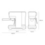 Café Express Arm EDM 07707 Noir 2 Tasses 1,3 L: Plus de 300.000 produits de grandes marques en vente directe à prix usine sur ca