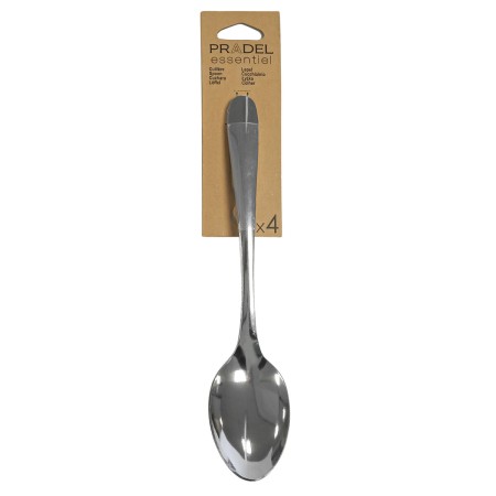 Ensemble de Cuillères Pradel essentiel Ondine Acier Métal 18 cm (4 Unités): Plus de 300.000 produits de grandes marques en vente