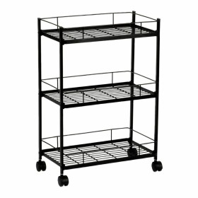 Chariot à légumes Andrea House cc72095 3 Etagères Noir Métal: Plus de 300.000 produits de grandes marques en vente directe à pri