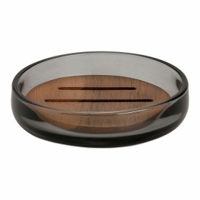 Porte-savon Andrea House ba73071 Gris Verre Bois d'acacia: Plus de 300.000 produits de grandes marques en vente directe à prix u