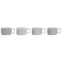 Ensemble de tasses à café DKD Home Decor Vert Bleu ciel Lila Métal Bambou Dolomite 260 ml: Plus de 300.000 produits de grandes m