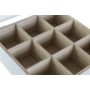 Boîte pour infusions DKD Home Decor Bleu Blanc Vert Lila Métal Verre Bois MDF (3 Unités): Plus de 300.000 produits de grandes ma