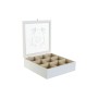 Boîte pour infusions DKD Home Decor Bleu Blanc Vert Lila Métal Verre Bois MDF (3 Unités): Plus de 300.000 produits de grandes ma