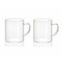 Ensemble de 2 mugs Andrea House ms19209 Transparent verre 300 ml 2 x 300 ml Ø 7,5 x 8,5 cm: Plus de 300.000 produits de grandes 