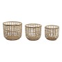 Set de basket DKD Home Decor FIBRA MAIZ (3 Pièces) (Reconditionné A): Plus de 300.000 produits de grandes marques en vente direc