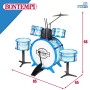 Batterie musicale Bontempi Bleu Plastique 85 x 68 x 65 cm (9 Pièces) (2 Unités): Plus de 300.000 produits de grandes marques en 