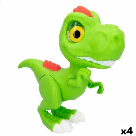 Personnage articulé Funville Dinosaure 23 x 21 x 8 cm 23 x 21,5 x 8,5 cm (4 Unités): Plus de 300.000 produits de grandes marques