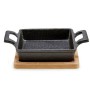 Poêle à tapas Kinvara 1277SJ4810 Marron Noir Bambou Fer 19 x 5 x 14 cm (12 Unités): Plus de 300.000 produits de grandes marques 