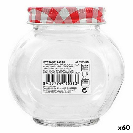 Bocal Mediterraneo verre 180 ml 8 x 6,1 x 8 cm (60 Unités): Plus de 300.000 produits de grandes marques en vente directe à prix 