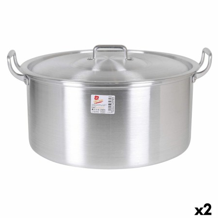 Casserole avec Couvercle Aluminium 49 x 41 x 24 cm (2 Unités): Plus de 300.000 produits de grandes marques en vente directe à pr