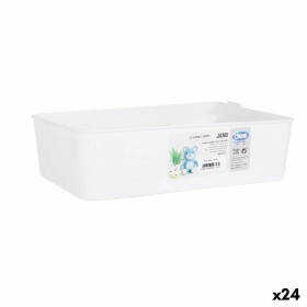 Organiseur de Tiroirs Dem Blanc 27 x 18 x 7,5 cm (24 Unités): Plus de 300.000 produits de grandes marques en vente directe à pri