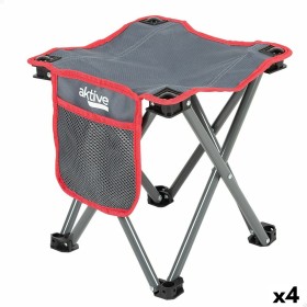 Tabouret Aktive Pliable Camping Gris 30 x 32 x 30 cm (4 Unités): Plus de 300.000 produits de grandes marques en vente directe à 
