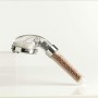 Pomme de douche 5five Simply Smart Transparent ABS Chrome Ø 7,9 x 7,5 x 24,5 cm Pierres minérales et relaxantes: Plus de 300.000