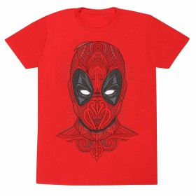 T shirt à manches courtes Deadpool Tattoo Style Rouge Unisexe: Plus de 300.000 produits de grandes marques en vente directe à pr