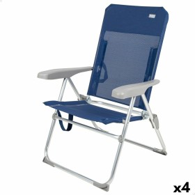 Chaise de Plage Aktive Blue marine 47 x 94 x 60 cm (4 Unités): Plus de 300.000 produits de grandes marques en vente directe à pr