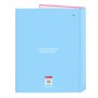 Reliure à anneaux Benetton Spring Rose Bleu ciel A4 26.5 x 33 x 4 cm: Plus de 300.000 produits de grandes marques en vente direc