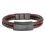 Bracelet Homme Police PEJGB2009032 Cuir 19 cm: Plus de 300.000 produits de grandes marques en vente directe à prix usine sur cad