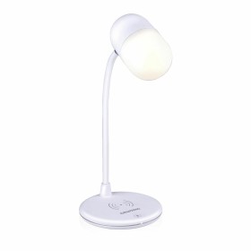 Lampe LED avec haut-parleur et chargeur sans fil Grundig Blanc 10 W 50 lm Ø 12 x 26 cm Plastique 3-en-1: Plus de 300.000 produit