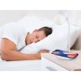Lampe LED avec haut-parleur et chargeur sans fil Grundig Blanc 10 W 50 lm Ø 12 x 26 cm Plastique 3-en-1: Plus de 300.000 produit