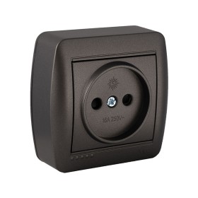 Socle de prise Solera Mural Graphite 16 A 250 V: Plus de 300.000 produits de grandes marques en vente directe à prix usine sur c