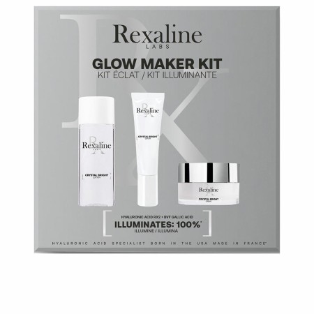 Set de Cosmétiques Femme Rexaline Crystal Bright Glow 3 Pièces: Plus de 300.000 produits de grandes marques en vente directe à p