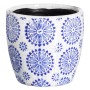 Set de pots de fleurs Bleu Terre cuite 19 x 19 x 17 cm Rond (2 Unités): Plus de 300.000 produits de grandes marques en vente dir