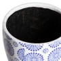 Set de pots de fleurs Bleu Terre cuite 19 x 19 x 17 cm Rond (2 Unités): Plus de 300.000 produits de grandes marques en vente dir